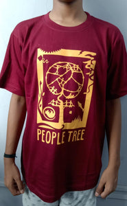 Tshirt. People Tree screen printed.