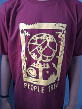 Load image into Gallery viewer, Tshirt. Embroidered Screen printed People Tree.
