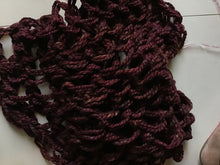 Load image into Gallery viewer, Rich Brown Infinity Wool Scarf
