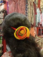 Load image into Gallery viewer, Rose Multicoloured HairClip
